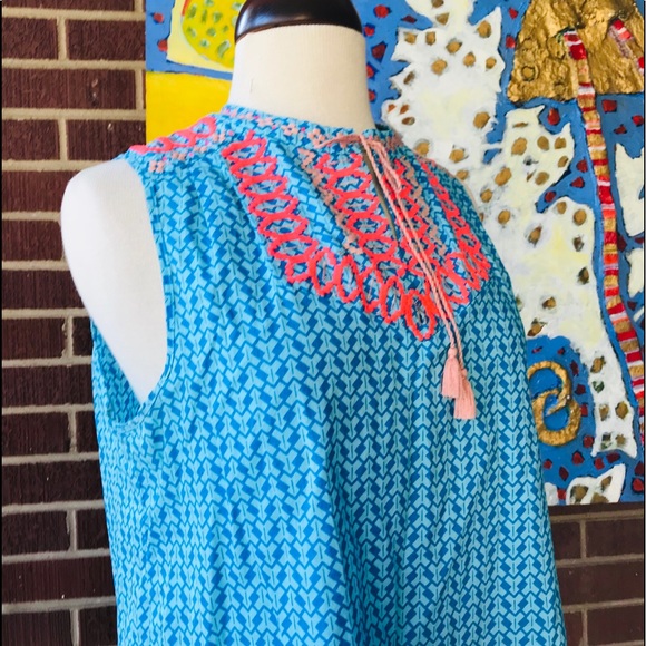 J. Crew Embroidered Sleeveless Top - Picture 5 of 6